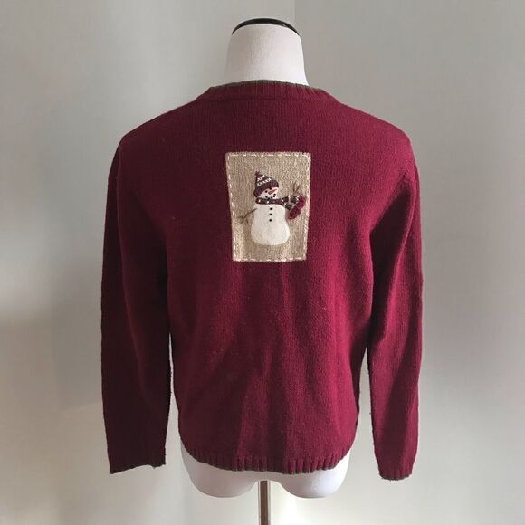 Ugly Christmas Sweater With Appliqué Dedigns Sz MP - Picture 2 of 6